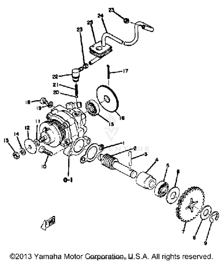 Oil Pump Yz80a Schematic
