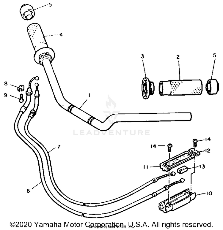 Handlebar Cable Schematic