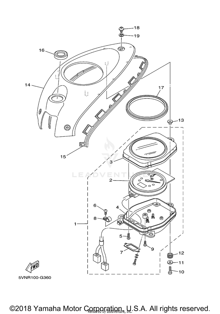 Meter ROAD STAR - XV17AWXCL - 2008 Schematic