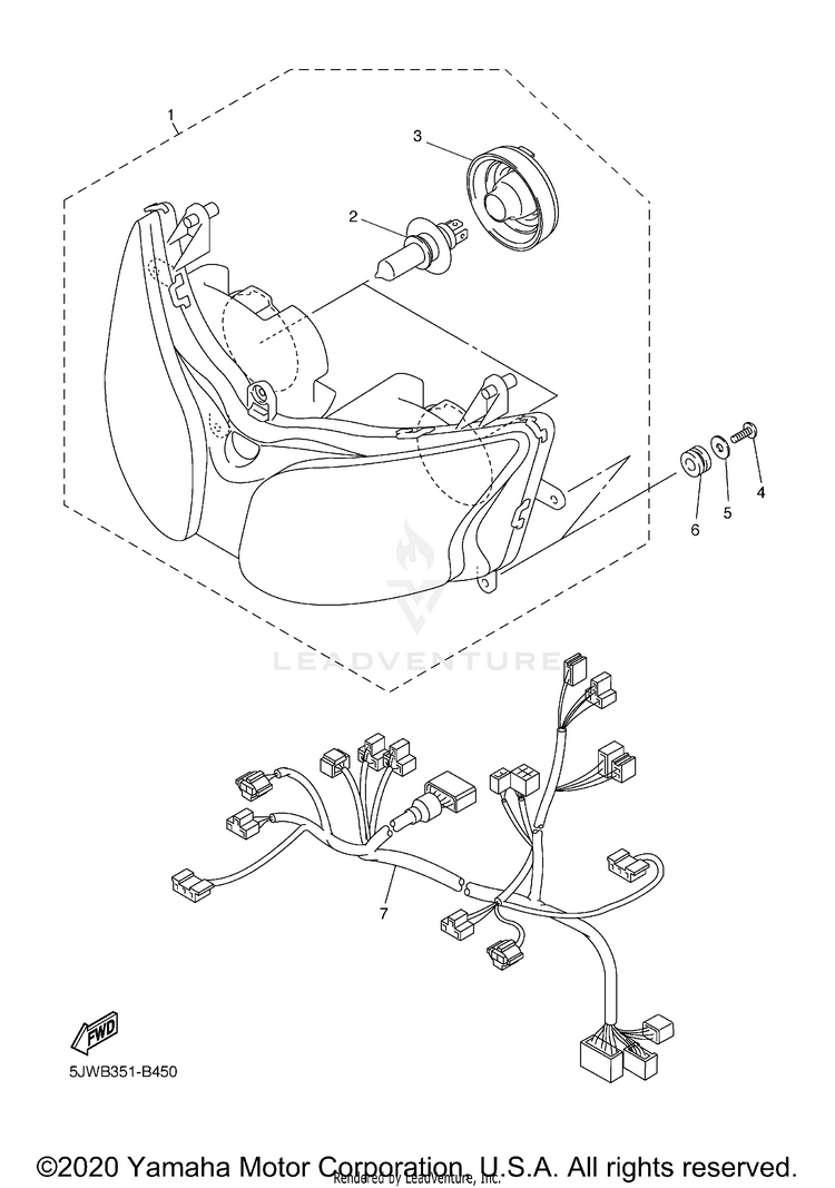 Headlight Schematic