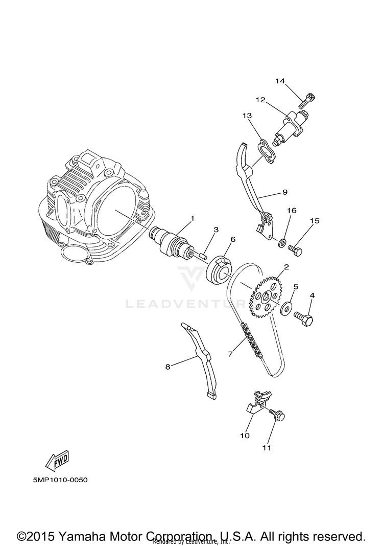 Camshaft Chain Schematic