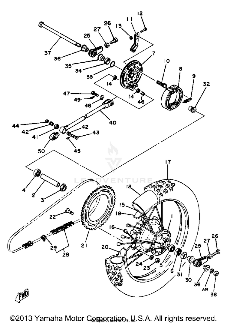 Rear Wheel Schematic