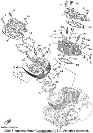 Cylinder Head Schematic