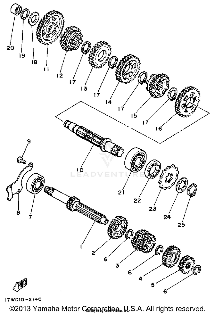 Transmission DT50L - 1988 Schematic