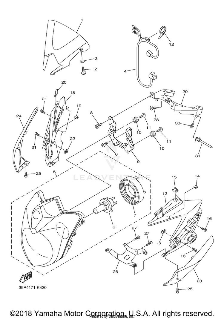 Headlight Schematic