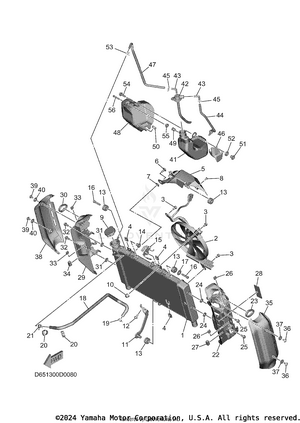 Radiator & Hose Schematic