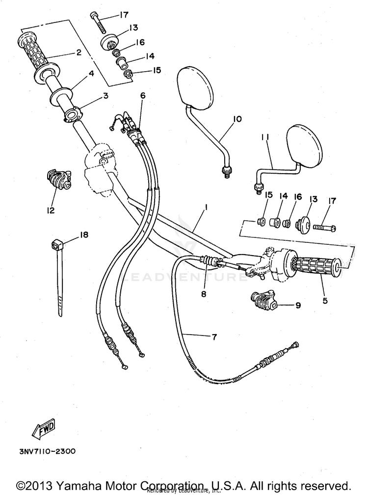 Steering Handle Cable Schematic