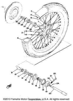 Front Wheel Schematic