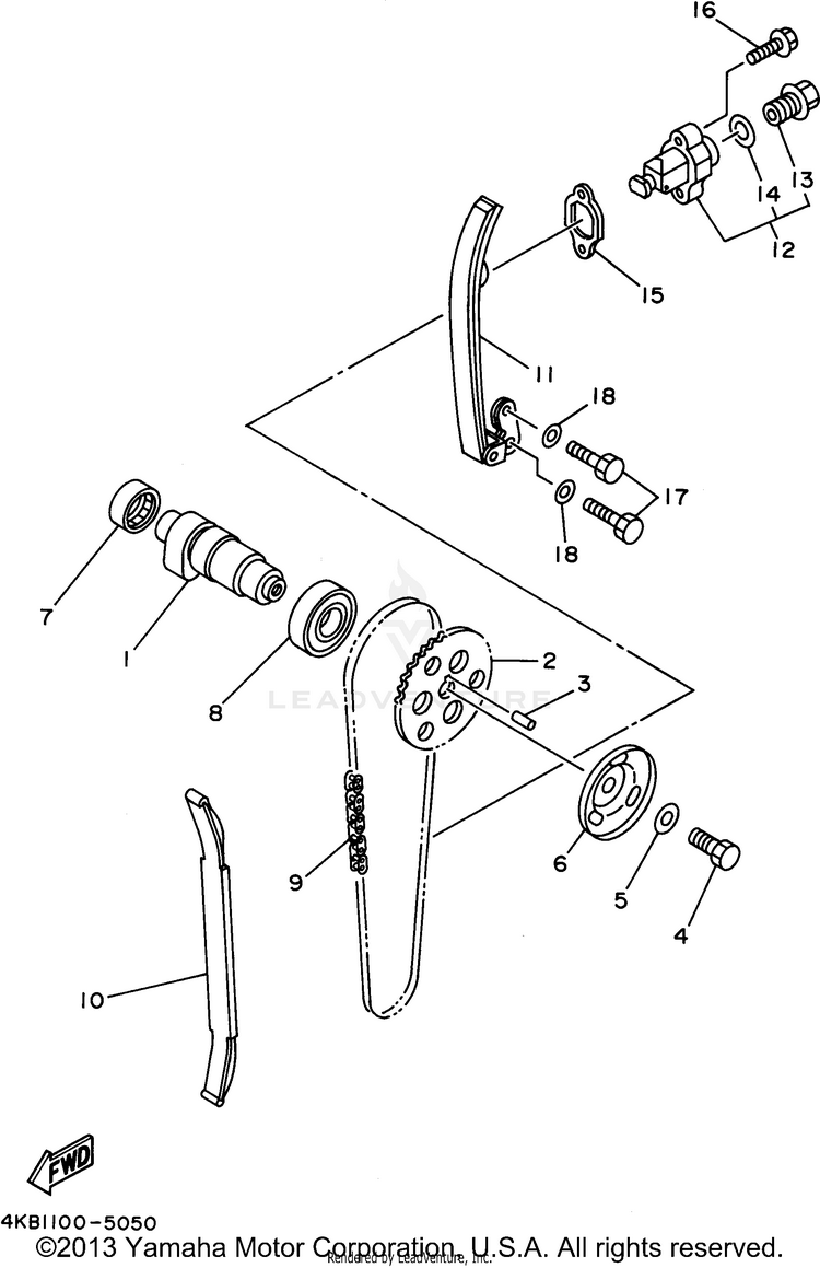 Camshaft Chain Schematic