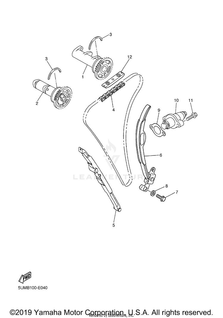 Camshaft Chain Schematic
