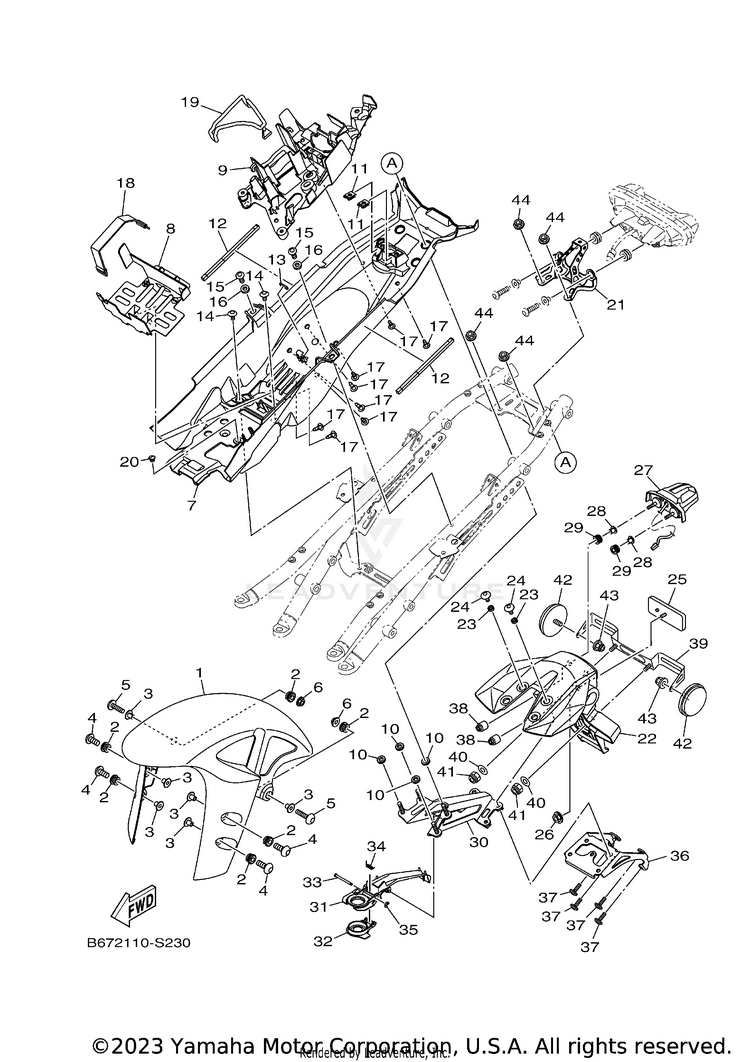 Fender FZ10 - FZ10HCB - 2017 Schematic