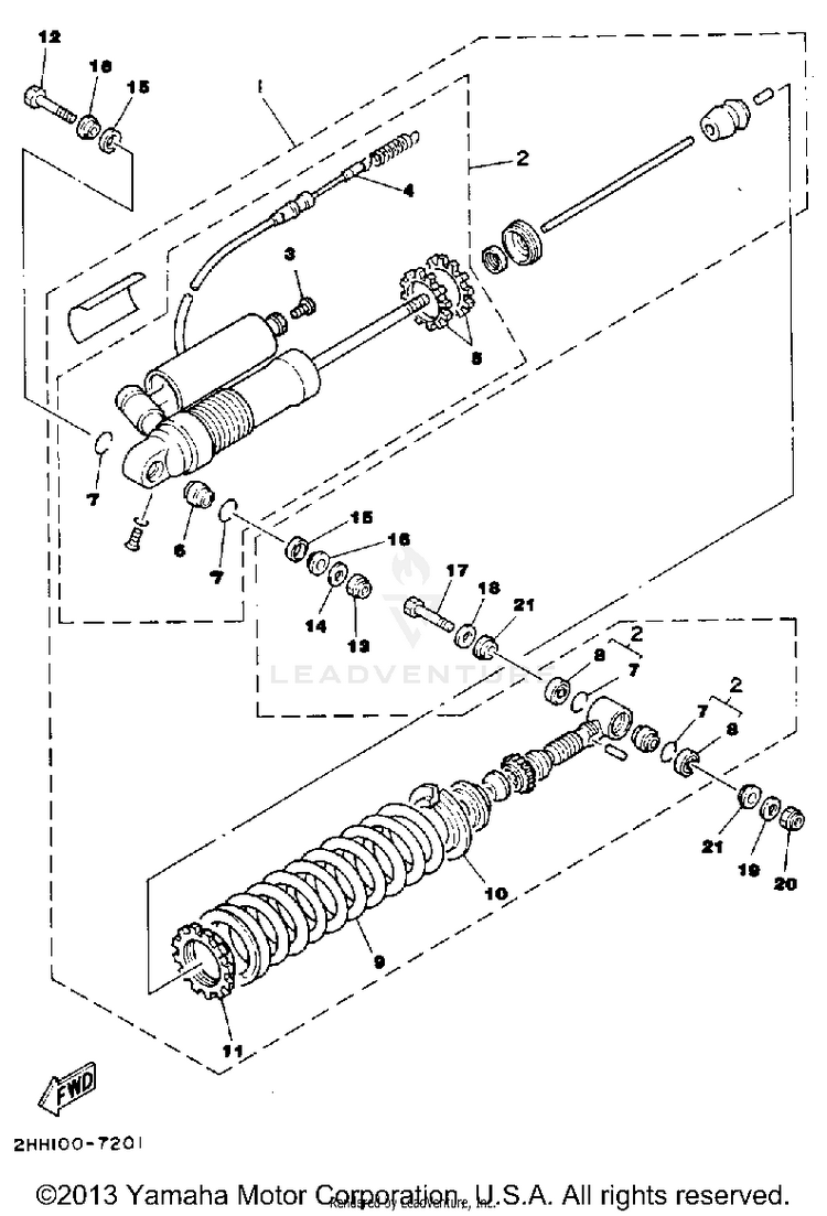 Rear Shocks Schematic