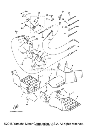 Stand Footrest Schematic