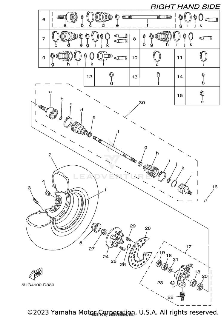 Front Wheel 2 Schematic