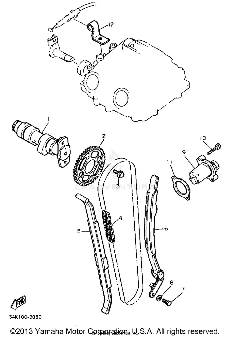 Camshaft-Chain Schematic