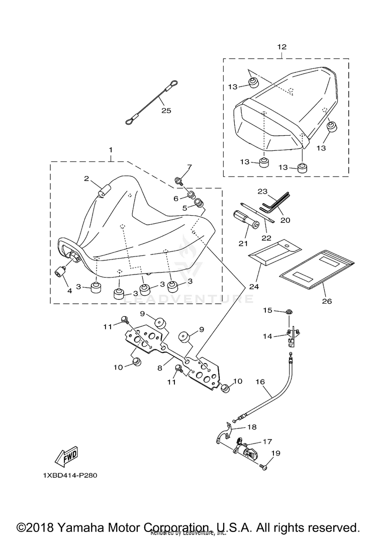 Seat FZ07 - FZ07GCB - 2016 Schematic
