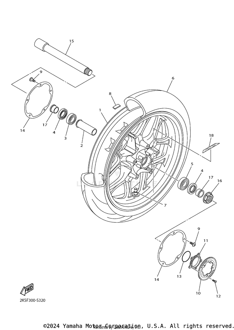 Front Wheel Schematic