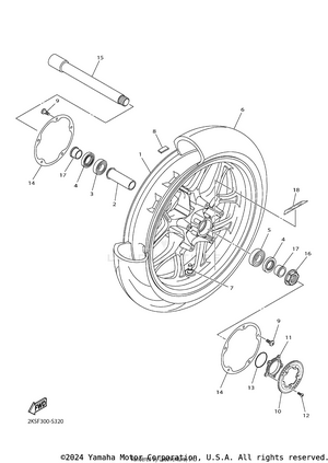 Front Wheel Schematic