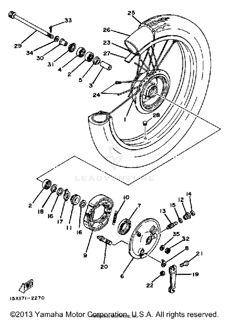 Front Wheel Schematic