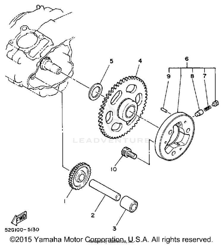 Starter Clutch Schematic