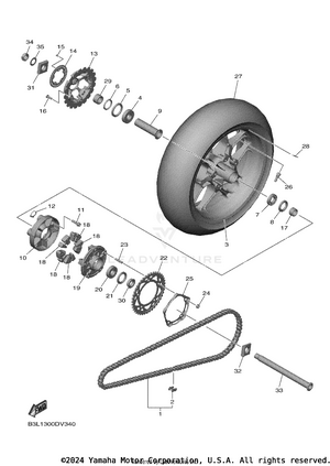 Rear Wheel Schematic