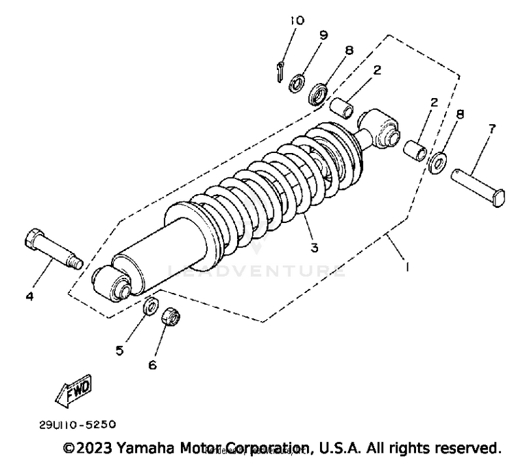 Rear Shocks Schematic
