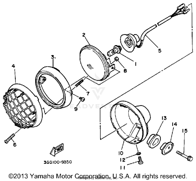 Headlight Schematic