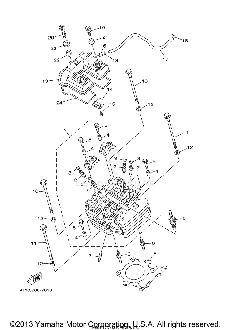 Cylinder Head Schematic