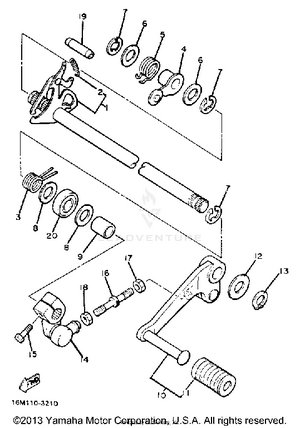 Shift Shaft Schematic