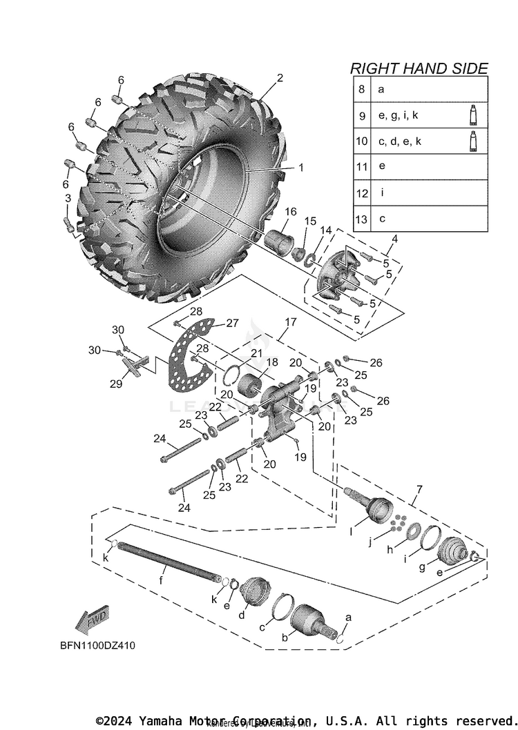 Rear Wheel 2 Schematic