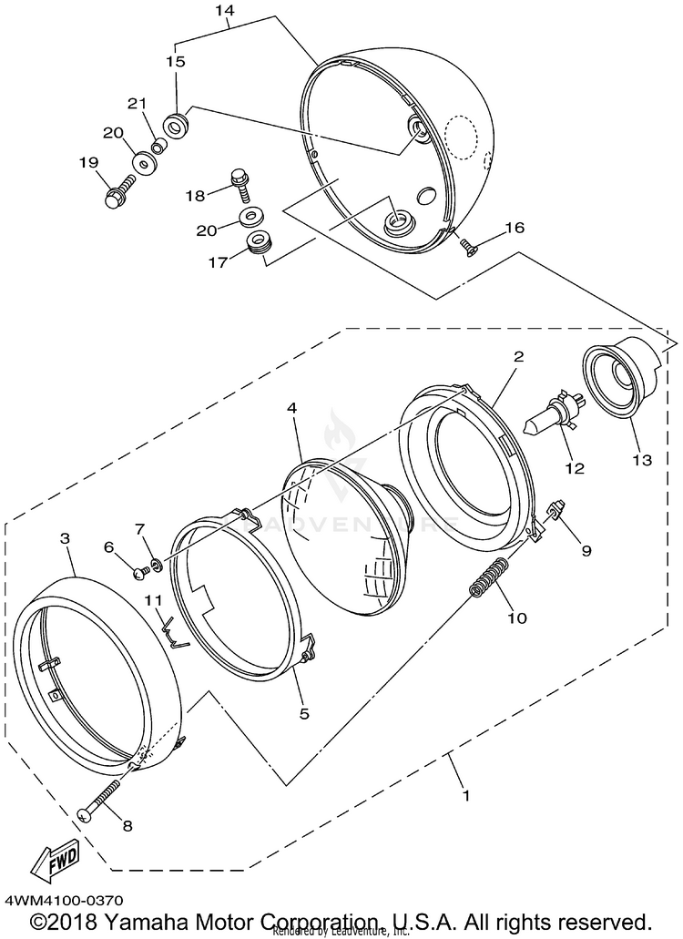 Headlight Schematic