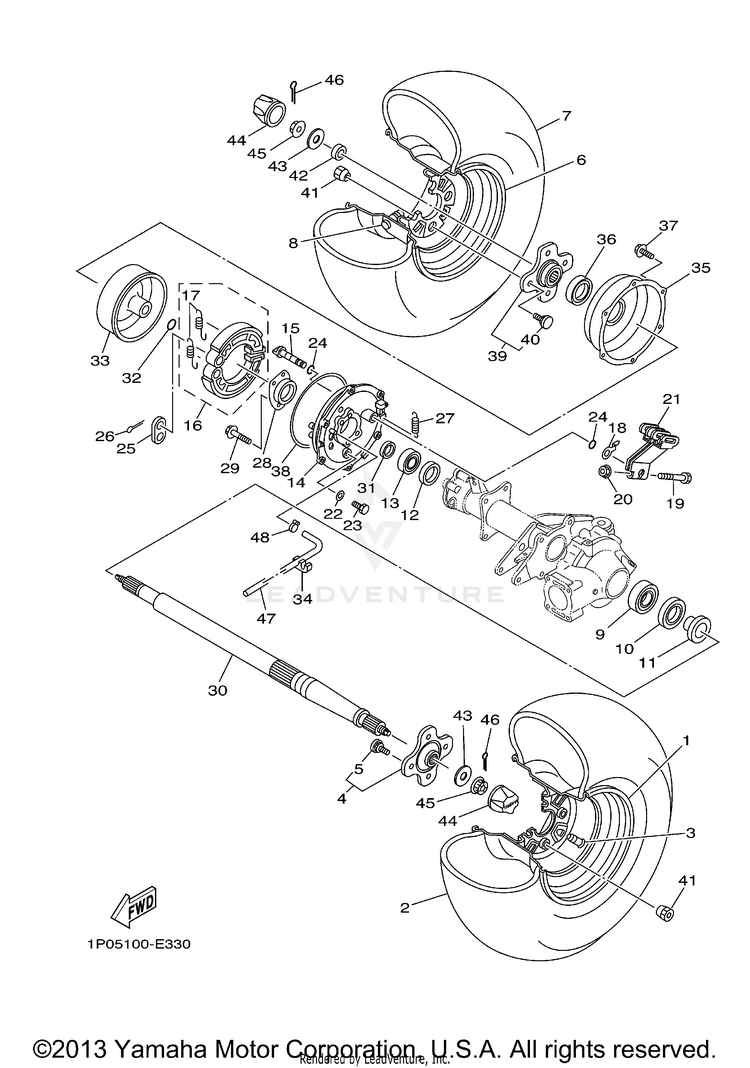 Rear Wheel Schematic