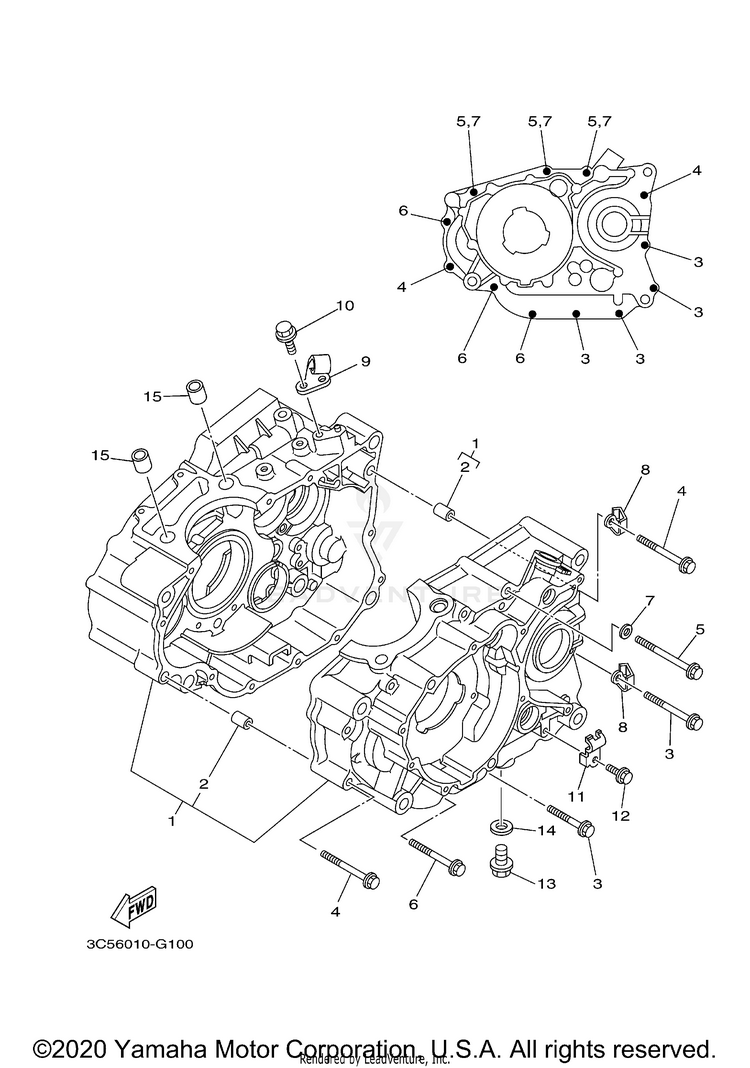 Crankcase Schematic