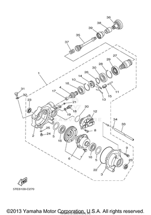 Front Differential Schematic