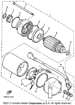 Starting Motor Schematic