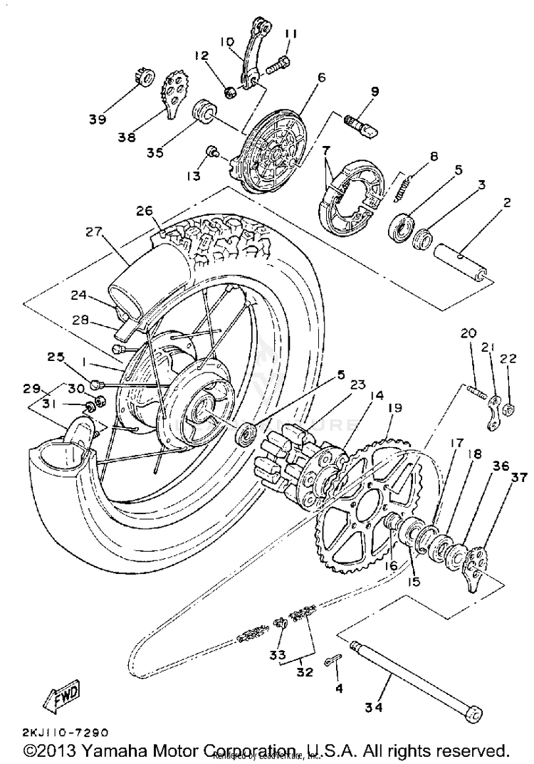 Rear Wheel Schematic