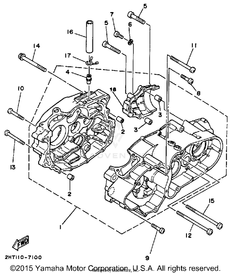 Crankcase Schematic