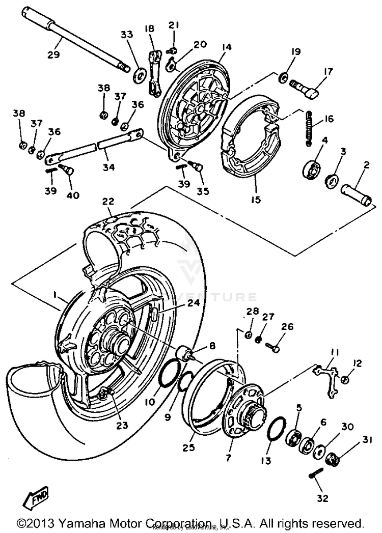 Rear Wheel Schematic
