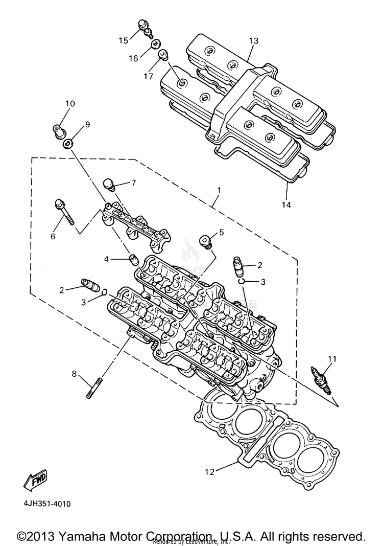 Cylinder Head Schematic