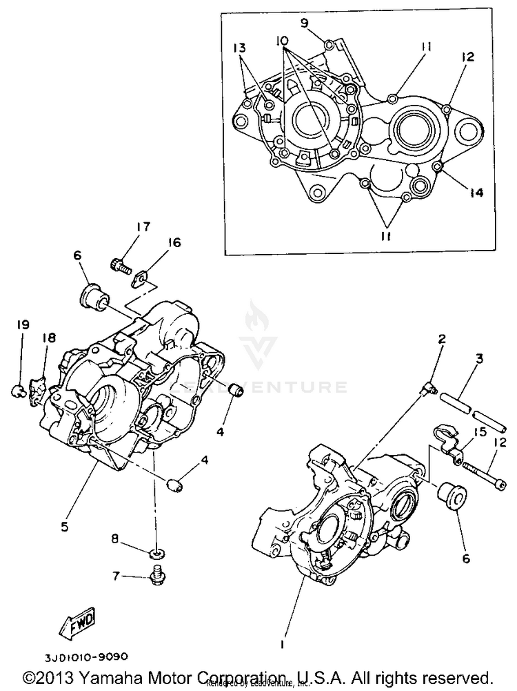 Crankcase Schematic
