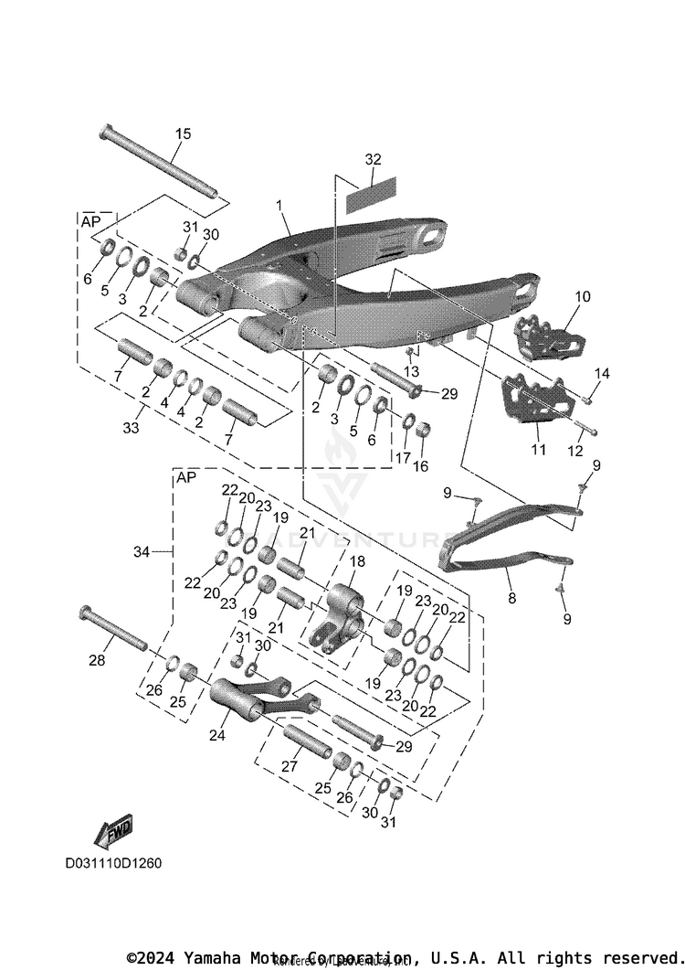 Rear Arm Schematic