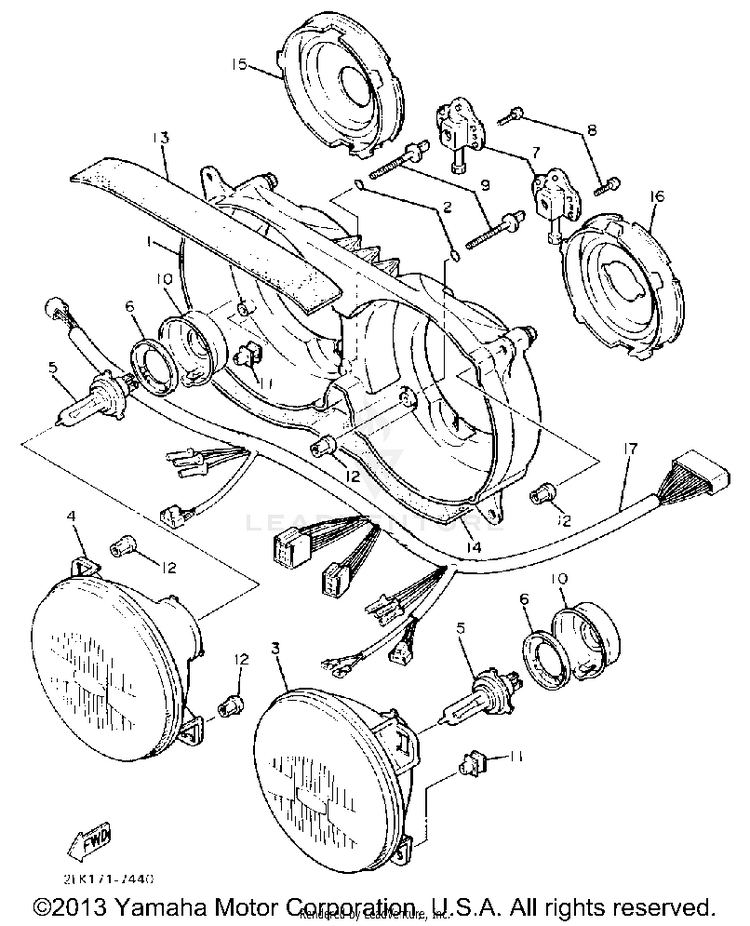 Headlight Schematic