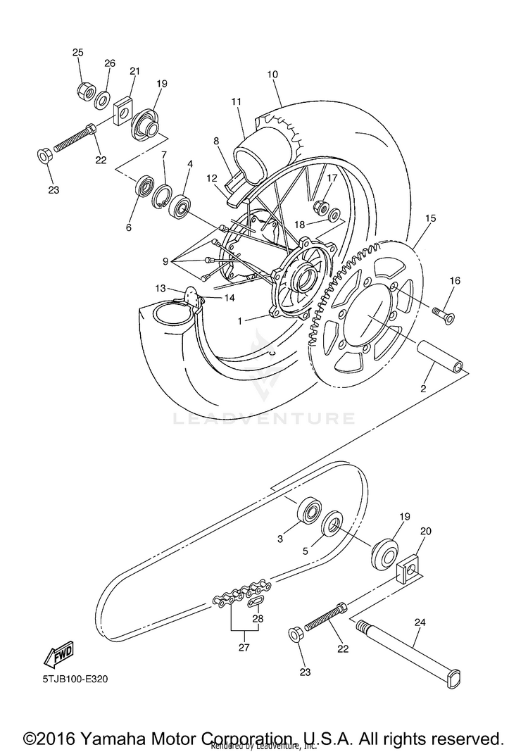 Rear Wheel Schematic