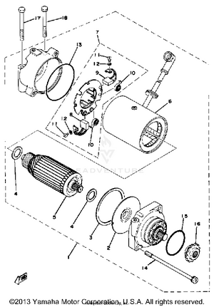 Starting Motor Schematic