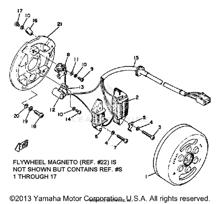 Flywheel Magneto Dt250a Schematic