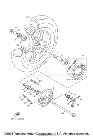 Front Wheel Schematic