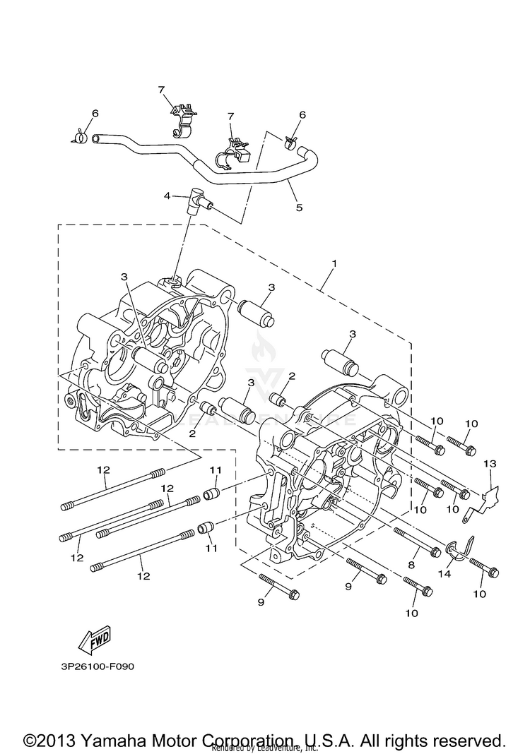 Crankcase Schematic