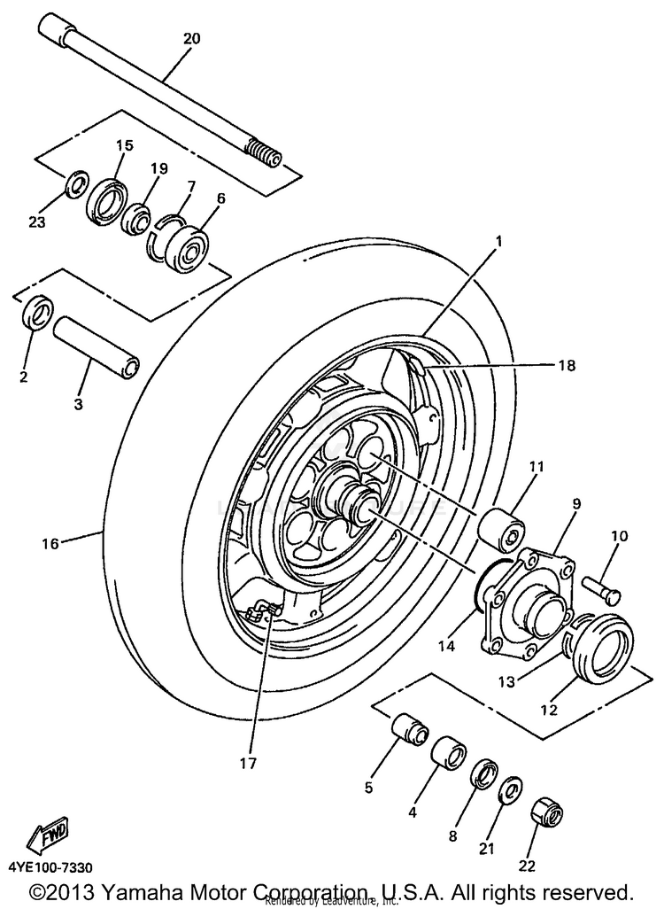 Rear Wheel Schematic