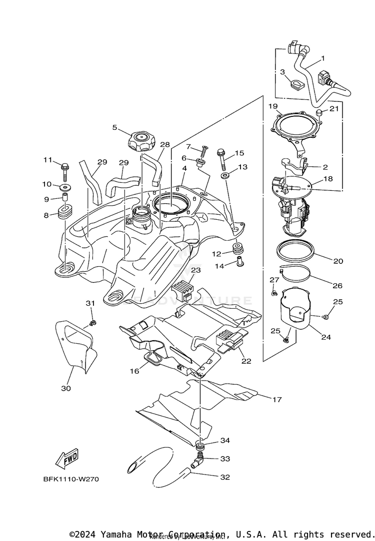 Fuel Tank Schematic