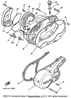 Crankcase Cover Schematic